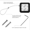 Punch-Free Auto Concealed Door Closer Multifunctional Household Mini Automatic Door closer