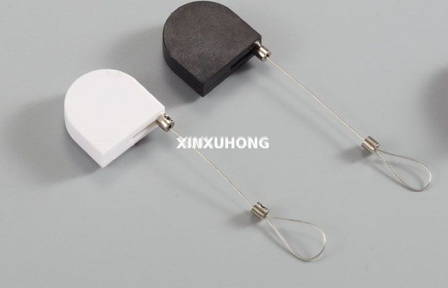 Micro Retractable Anti Theft Pull Box Plus Adhesive ABS Plate