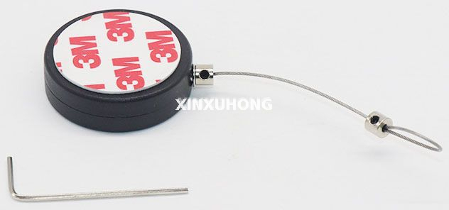 Round Stretch Pull Wire Box Accessory Anti Theft Winder Tools Display Recoiler