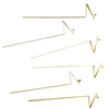 Linear Irregular Spring of Wire Forms