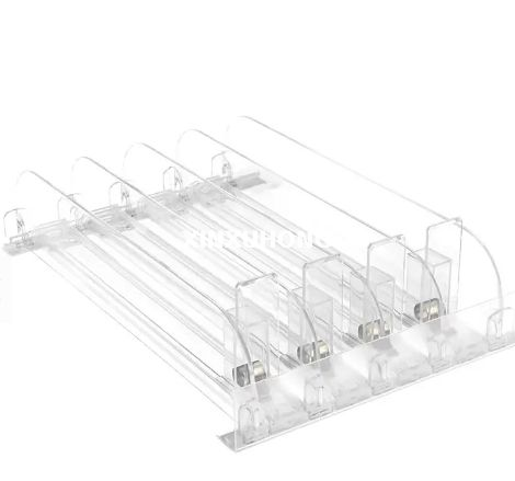 14mm Guide Rail Small Supermarket Shelf Pusher 