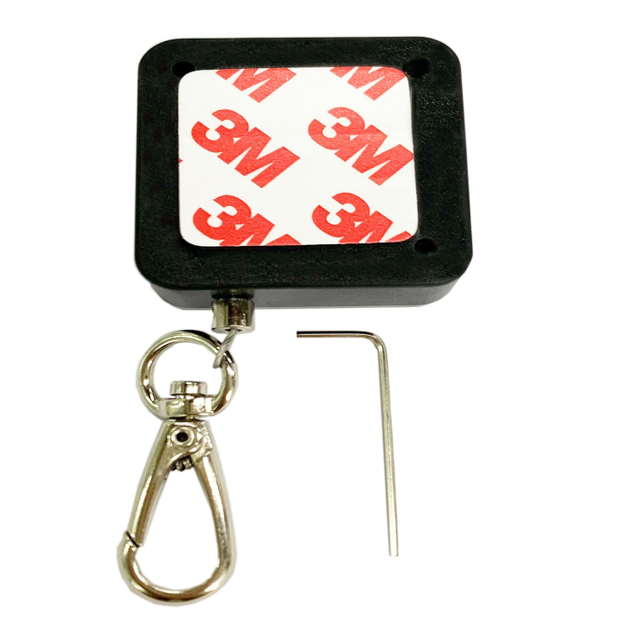 Squire Luxury Jewelry Ring Display Anti Theft Pull Box Retractable Security Tether