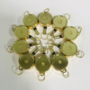  Retro Keychain for Office School Supplies Reel Clip Anti-Lost Retractable ID Lanyard Organizer Belt Clip ID Card Holder