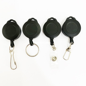 ID Card Steel Cable Retractable Car Key Chain Badge Reel