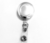 Retracted Badge Reels with Carabiner Keychain Belt Clip