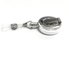 Retracted Badge Reels with Carabiner Keychain Belt Clip