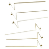 Linear Irregular Spring of Wire Forms