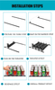 Drink Shelf Pusher for Commercial Freezer