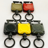Heavy Duty Retractable Keychain With Magnetic Closure Retractable Badge Holders Reel With Strong Dyneema Cord
