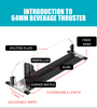 Drink Shelf Pusher for Commercial Freezer