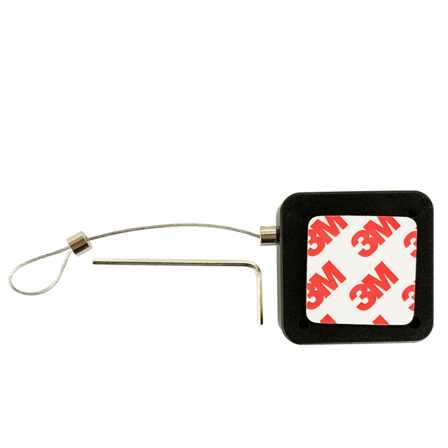 Hot Sale Luxury Jewelry Ring Display Anti Theft Pull Box Retractable Security Tether