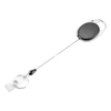​Factory Wholesale Keychain Reel Oval Retractable ID Card Badge Holder Reel with Belt Clip and Key