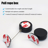 Recoiler Retractable Security Damping and Slow Retraction Door Closer