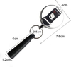 Hot Sale 5 Packs 4CM High Elasticity High Tension Retractable Badge Reels Keychain for Silicone Pen Case Holder