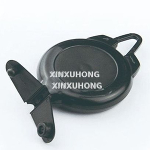 Retractable Ski Lift Ticket Holder ABS Round Durable Round Retractable Badge Holder Reel 