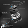 Square Metal Heavy Duty Badge Reel Nurse Badge Reel Clip Keychain Retractable Multitool Badge Holder for Nurse Accessories