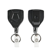 Heavy Duty Retractable Keychain Retractable Lanyard Retractable Keyring with 27.6” Steel Cord ID Badge Holder with Key Chain for Office School Outdoor