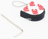D-shaped Micro Retractable Anti Theft Pull Box Plus Rectangular Adhesive ABS Plate