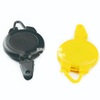 Retractable Ski Lift Ticket Holder ABS Round Durable Round Retractable Badge Holder Reel 