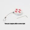 Hot Sale Round Anti Theft Security Tether Steel Cable Retractable Pull Reel Box with Lasso
