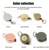  Retro Keychain for Office School Supplies Reel Clip Anti-Lost Retractable ID Lanyard Organizer Belt Clip ID Card Holder