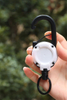 Round Retractable Keychain for Home Office Durable Lanyard Carabiner Anti-Lost Keychain