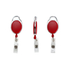 ​Factory Wholesale Keychain Reel Oval Retractable ID Card Badge Holder Reel with Belt Clip and Key