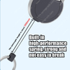 XXH-Custom Logo High Grade Metal Zinc Alloy Retractable Keychain Badge Holder Reel Anti Lost Opener Badge Reel Carabiner