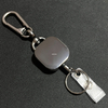 M-012 3.2CM Mini Lightweight Full Metal Badge Scroll Keychain High Quality Retractable Badge Keychain