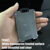Black American Style Heavy Duty Durable Hard Plastic ID Card Holder Portable Tactical Badge Holders
