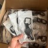 P-048 Black Plastic Badge Holder Retractable Key Clip with Heavy Duty Carabiner To Hang Your Phone