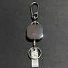 M-012 3.2CM Mini Lightweight Full Metal Badge Scroll Keychain High Quality Retractable Badge Keychain