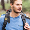 M-034 Outdoor Retractable Metal Keychain Heavy Dudy Strong Magnetic Attraction Fishing Hiking Camping Carabiner Badge Reel