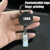 M-023 Heavy Duty Metal Retractable Badge Holder Reel with Belt Clip Key Ring And Carabiner Key Chain Rings 31 Inches Wire Rope