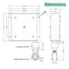 CP-130-02 Charging Pile Balancer Constant Force Automatic Retracting Cable Retractor Fuel Gun Hanger Cable Retractor Box
