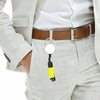 XXH-P098 Retractable Badge Reel Clipper Lighter Holder Customized Logo Premium Lighter Simplicity Leash Lighter Sleeve