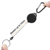 P-037 3CM Mini Plastic Badge Reel Badge Reel Lanyard Keychain Diy Nametag Reel