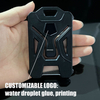 Black American Style Heavy Duty Durable Hard Plastic ID Card Holder Portable Tactical Badge Holders