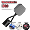 XXH-Custom Logo Portable Retractable Metal Lighter Holder Clip Square Alloy KeyChain Lighter Leash Smoking Accessories
