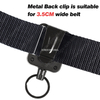 Xinxuhong-P040 Black Square Shape ABS Custom Logo Retractable Badge Reel Steel Wire Rope Anti Lost Keychain with Metal Belt Clip