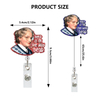 Scrub Life Glitter Nurse Badge Holder Medical Series Nursing Student Acrylic Badge Reel Nurse Gifts Items