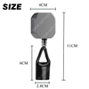 XXH-Custom Logo Portable Retractable Metal Lighter Holder Clip Square Alloy KeyChain Lighter Leash Smoking Accessories