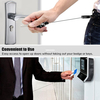 P-050 4.2CM Black Badge Polyester Lanyard ID Clip Yo-Yo Retractable Badge Reel Attached to E-Cigarette/Ballpoint Pen