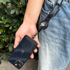 P-036 4CM Retractable keychain multi-tool carabiner heavy duty badge reel with steel cable clasp outdoor climbing hanging for your phone