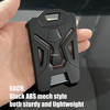 Black American Style Heavy Duty Durable Hard Plastic ID Card Holder Portable Tactical Badge Holders