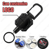 XXH-P099 New Square Plastic Strong Magnetic Badge Reel Heavy Duty Alloy Carabiner Retractable Keychain with Key Ring Wholesale