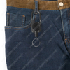 XXH-P101 New Arrival 4CM Plastic Square Badge Reel Heavy Duty Carabiner Retractable Magnetic Keychain with Key Ring