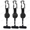 P-036 4CM Retractable keychain multi-tool carabiner heavy duty badge reel with steel cable clasp outdoor climbing hanging for your phone