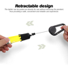 XXH-P096 New Custom Logo Retractable Key Reel Retractable Lighters Cover with Lighter Leash for Suitable Cylindrical Lighters