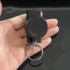 M-018 4CM Matte Black Heavy Metal Easy-pull Buckle YOYO Reel Back Belt Buckle Fixed To The Belt